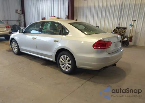 2012 Volkswagen Passat 2.5L S from USA, damaged, VIN 1VWAP7A31CC018931